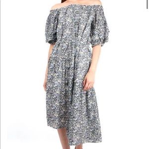 Apiece Apart Sandrine Off the Shoulder Dress